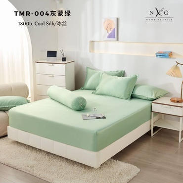 NXG Cool Silk 1800TC Fitted Set - Green Spectrum