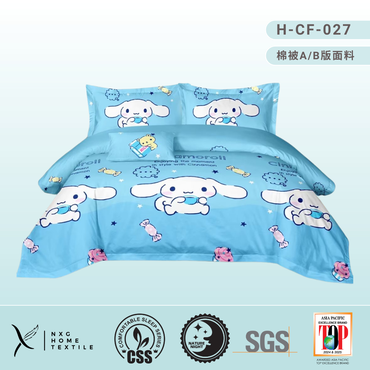 NXG SoyBean Cotton 1200TC Comforter Set - Sanrio Collection
